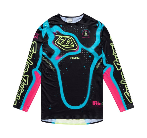 Maillot TROY LEE DESIGNS SE Ultra Membrane Taille M - noir/jaune