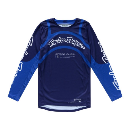 Maillot TROY LEE DESIGNS GP Pro Swerve Taille S - Navy/bleu