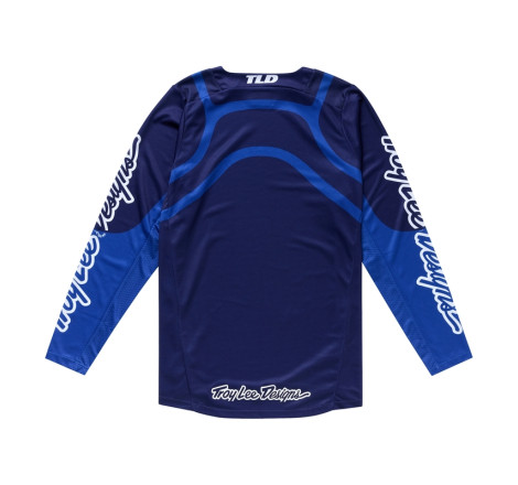 Maillot TROY LEE DESIGNS GP Pro Swerve Taille S - Navy/bleu