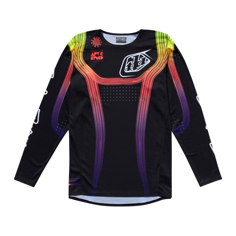 Maillot TROY LEE DESIGNS SE Pro Stripes Taille L - noir/multi