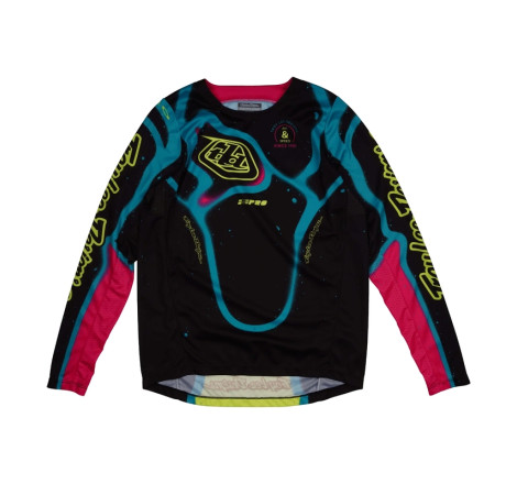 Maillot enfant TROY LEE DESIGNS GP Pro Membrane Taille YL - noir/jaune