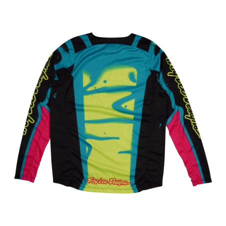 Maillot enfant TROY LEE DESIGNS GP Pro Membrane Taille YL - noir/jaune