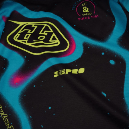 Maillot enfant TROY LEE DESIGNS GP Pro Membrane Taille YL - noir/jaune