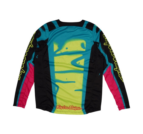 Maillot enfant TROY LEE DESIGNS GP Pro Membrane Taille YM - noir/jaune
