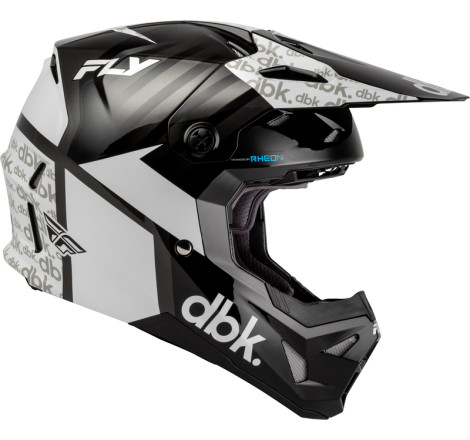 Casque FLY RACING Formula CP DBK - noir/blanc/gris