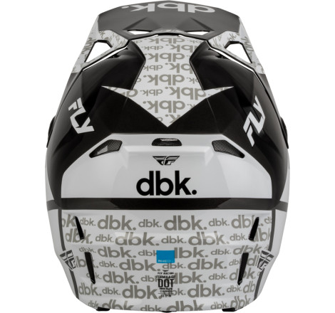 Casque FLY RACING Formula CP DBK - noir/blanc/gris