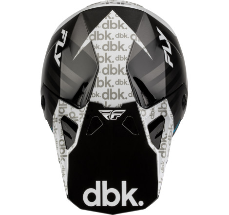 Casque FLY RACING Formula CP DBK - noir/blanc/gris