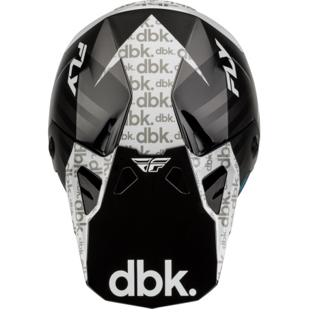 Casque FLY RACING Formula CP DBK - noir/blanc/gris