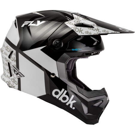 Casque FLY RACING Formula CP DBK - noir/blanc/gris