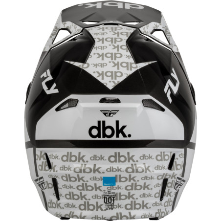 Casque FLY RACING Formula CP DBK - noir/blanc/gris