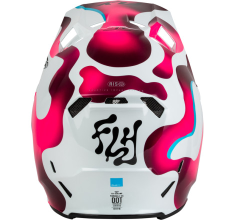 Casque FLY RACING Formula CC Vibe - blanc/rose/bleu