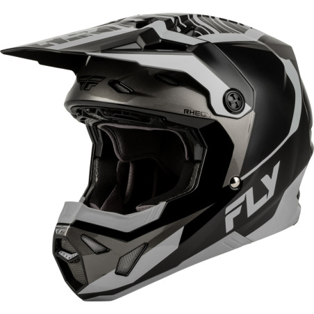 Casque FLY RACING Formula CP Charge - noir/gris/Light Grey