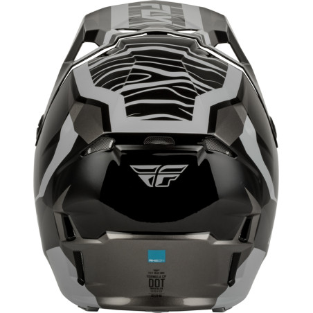 Casque FLY RACING Formula CP Charge - noir/gris/Light Grey