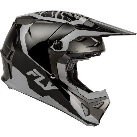 Casque FLY RACING Formula CP Charge - noir/gris/Light Grey