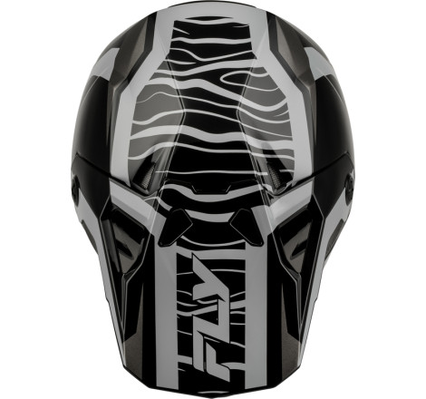 Casque FLY RACING Formula CP Charge - noir/gris/Light Grey