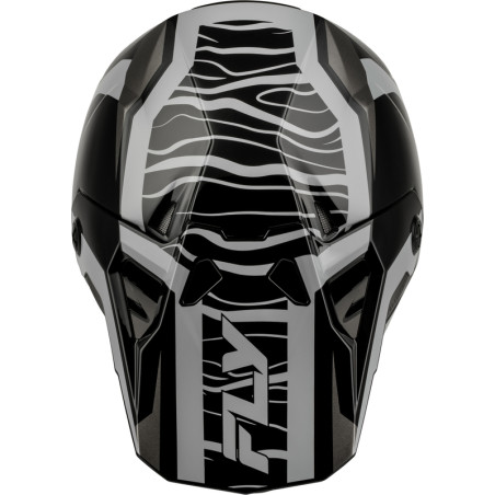 Casque FLY RACING Formula CP Charge - noir/gris/Light Grey