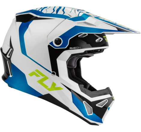 Casque FLY RACING Formula CP Charge - blanc/bleu/noir
