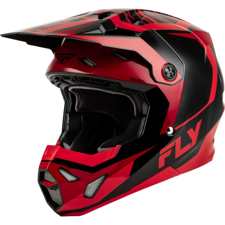 Casque FLY RACING Formula CP Charge - noir/rouge