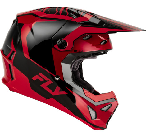 Casque FLY RACING Formula CP Charge - noir/rouge