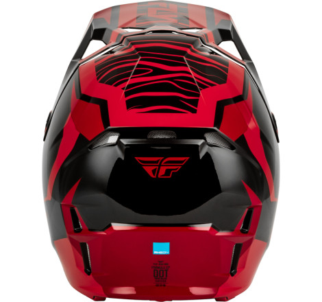 Casque FLY RACING Formula CP Charge - noir/rouge
