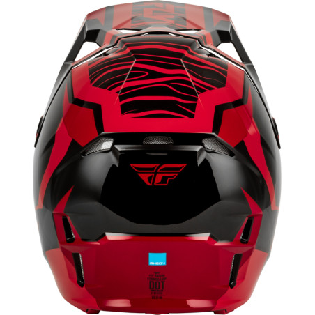 Casque FLY RACING Formula CP Charge - noir/rouge