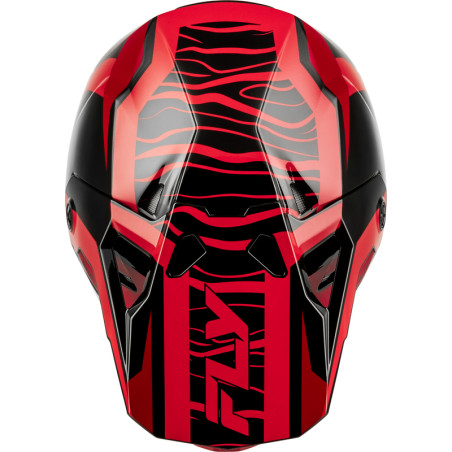 Casque FLY RACING Formula CP Charge - noir/rouge