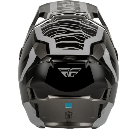 Casque FLY RACING Formula CP Charge - noir/gris/Light Grey