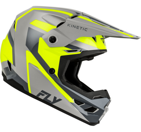 Casque FLY RACING Kinetic Sync - gris/Hi-Vis