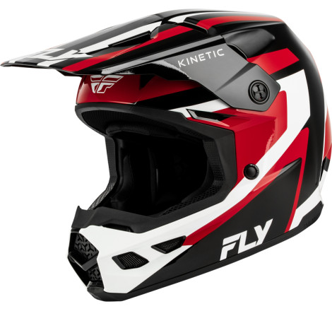Casque FLY RACING Kinetic Sync - noir/rouge/blanc