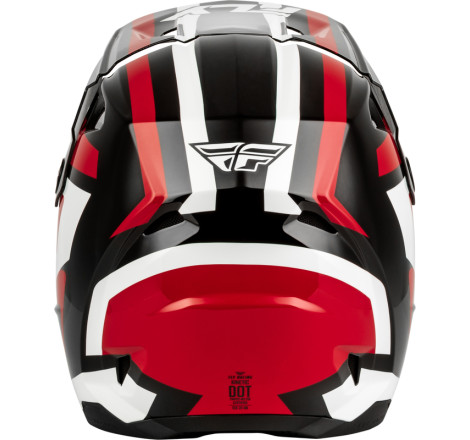 Casque FLY RACING Kinetic Sync - noir/rouge/blanc