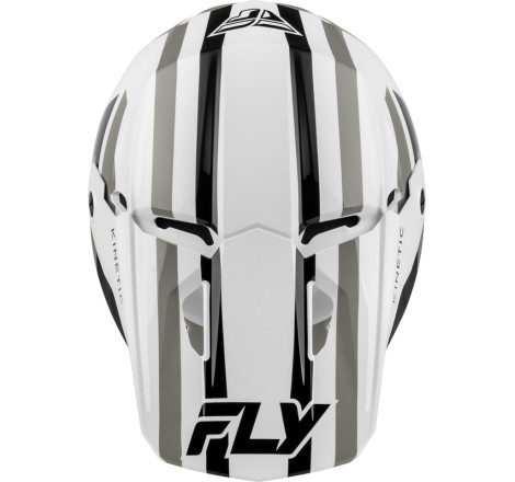Casque FLY RACING Kinetic Sync - blanc/noir/gris