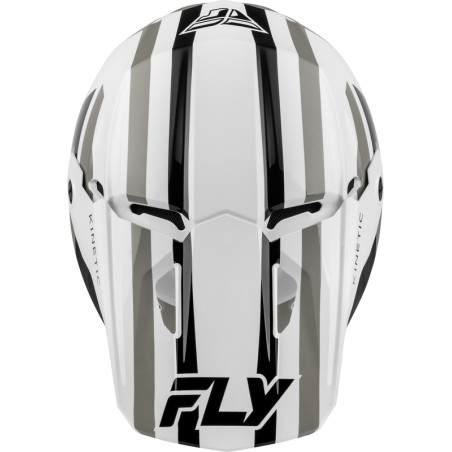 Casque FLY RACING Kinetic Sync - blanc/noir/gris