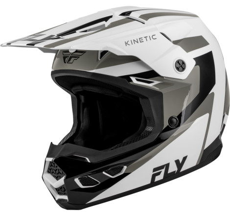 Casque FLY RACING Kinetic Sync - blanc/noir/gris
