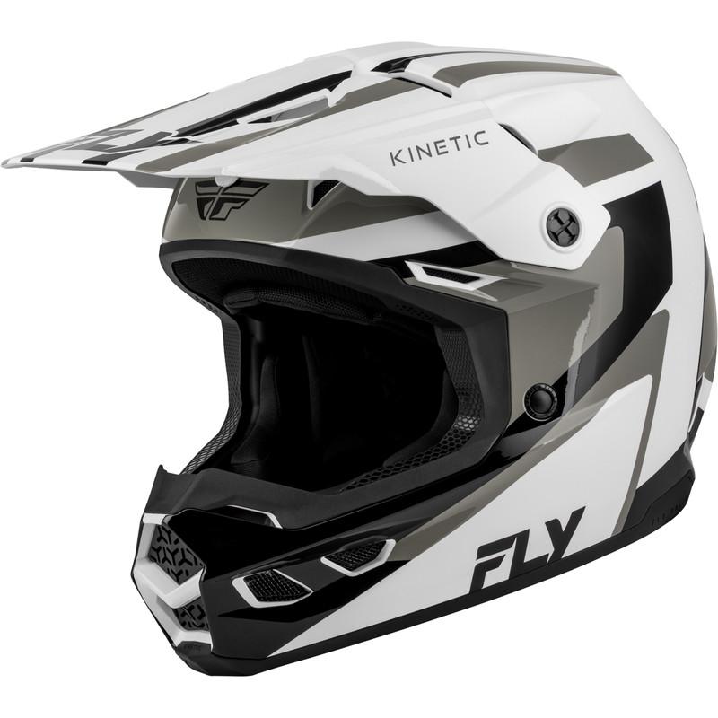 Casque FLY RACING Kinetic Sync - blanc/noir/gris