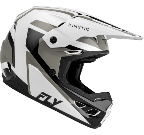 Casque FLY RACING Kinetic Sync - blanc/noir/gris