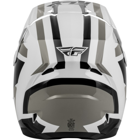Casque FLY RACING Kinetic Sync - blanc/noir/gris