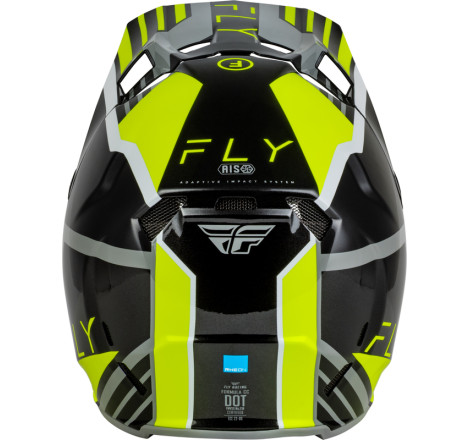 Casque FLY RACING Formula CC Strike - gris/noir/Hi-Vis