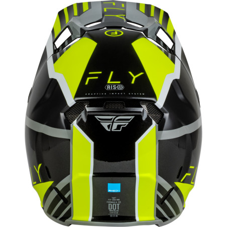 Casque FLY RACING Formula CC Strike - gris/noir/Hi-Vis