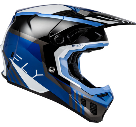 Casque FLY RACING Formula CC Strike - noir/bleu/gris/blanc