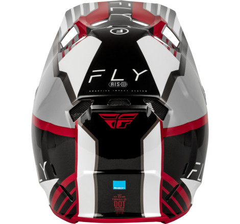 Casque FLY RACING Formula CC Strike - gris/rouge/noir/blanc