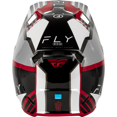 Casque FLY RACING Formula CC Strike - gris/rouge/noir/blanc