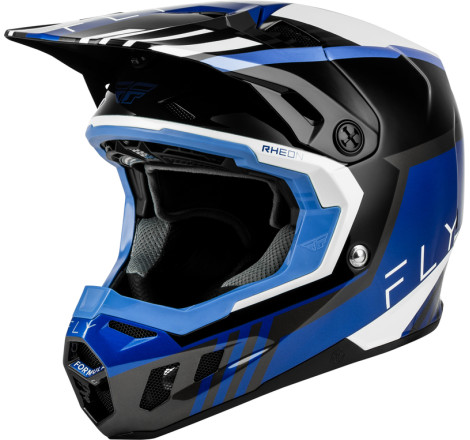 Casque FLY RACING Formula CC Strike - noir/bleu/gris/blanc