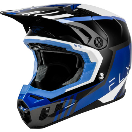 Casque FLY RACING Formula CC Strike - noir/bleu/gris/blanc