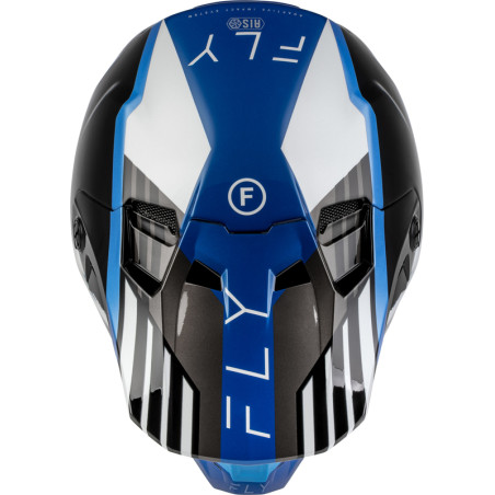 Casque FLY RACING Formula CC Strike - noir/bleu/gris/blanc