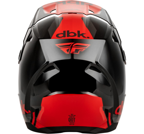 Casque FLY RACING Kinetic DBK 27 - noir/rouge/gris