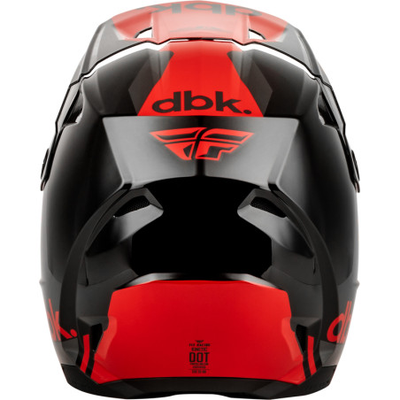 Casque FLY RACING Kinetic DBK 27 - noir/rouge/gris