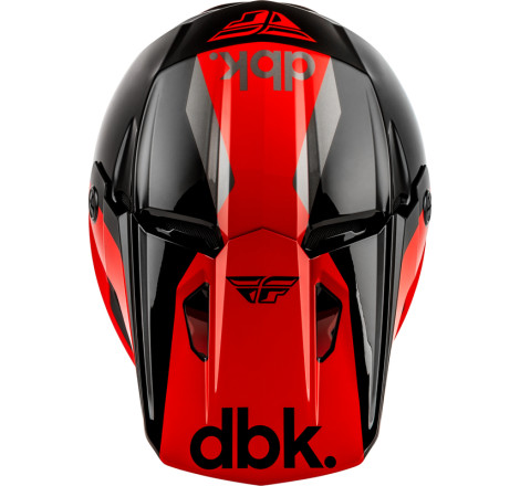 Casque FLY RACING Kinetic DBK 27 - noir/rouge/gris