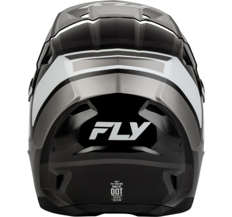 Casque enfant FLY RACING Kinetic Scrap - noir/blanc/gris