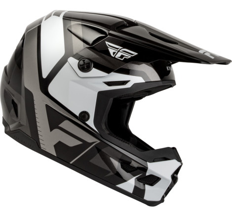 Casque enfant FLY RACING Kinetic Scrap - noir/blanc/gris