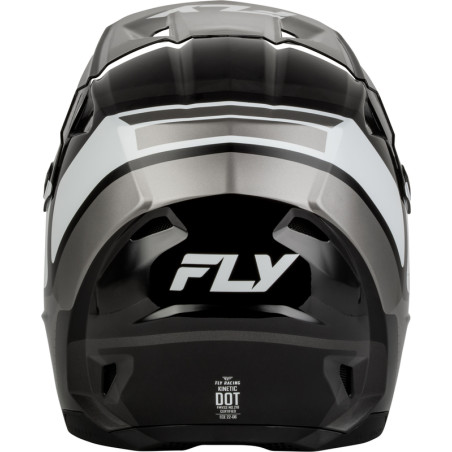 Casque enfant FLY RACING Kinetic Scrap - noir/blanc/gris